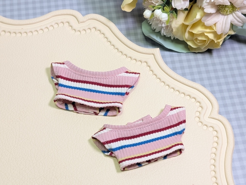 ボーダーT & カーゴパンツ