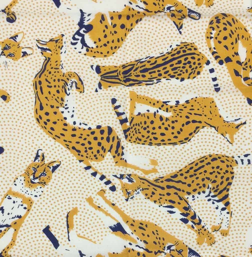 小紋サーバル 手ぬぐい