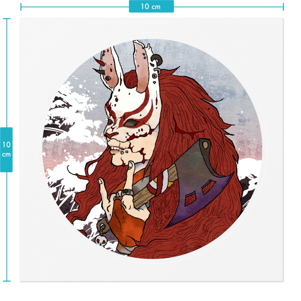 ステッカー【歌舞伎ロックハントレス】