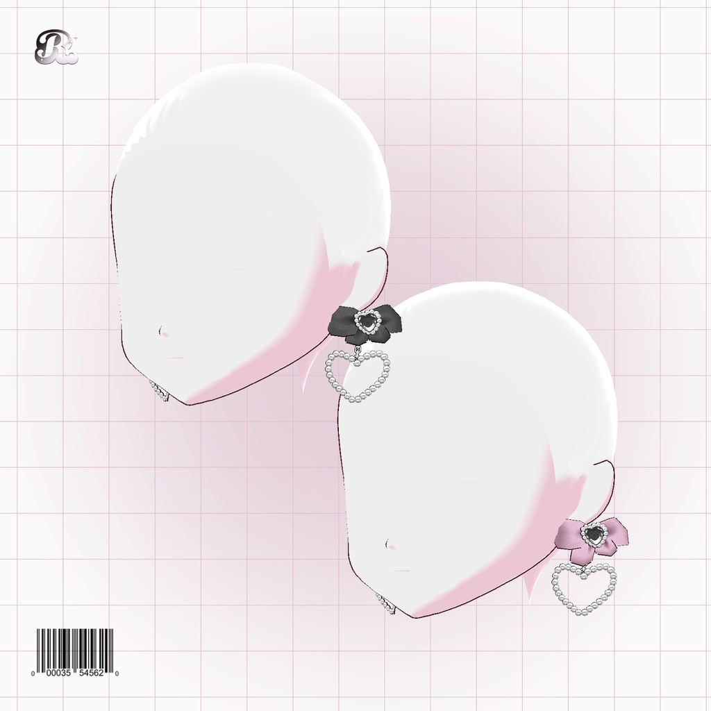 【無料】LovelyJiraikeiEarring 𝜗𝜚地雷系ハートピアス