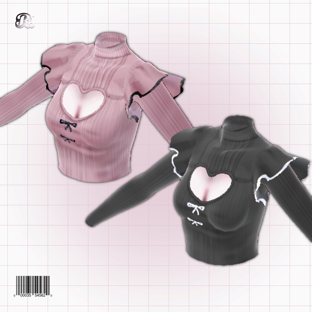 Heart Frill Sweater ๐๐ ใใผใใใชใซใปใผใฟใผ