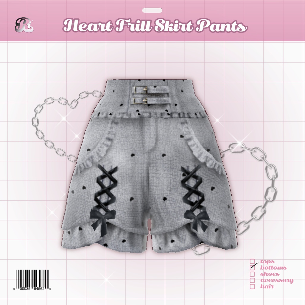 Heart Frill SkirtPants ๐๐ ใใผใใใชใซในใซใใณ