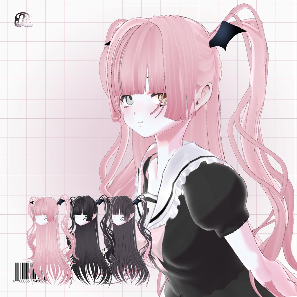 SweetDevilTwinTail 𝜗𝜚 小悪魔ハーフツイン