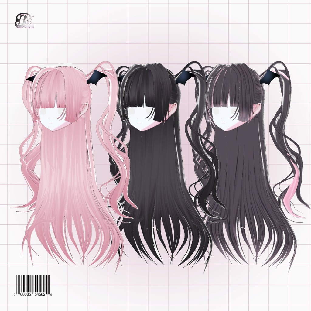 SweetDevilTwinTail 𝜗𝜚 小悪魔ハーフツイン