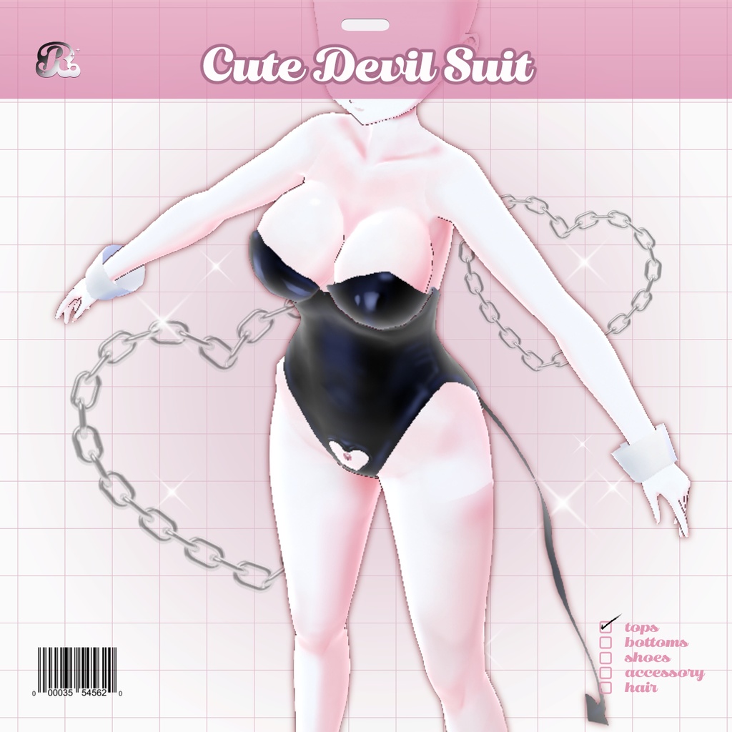 CuteDevilSuit 𝜗𝜚 小悪魔バニースーツ