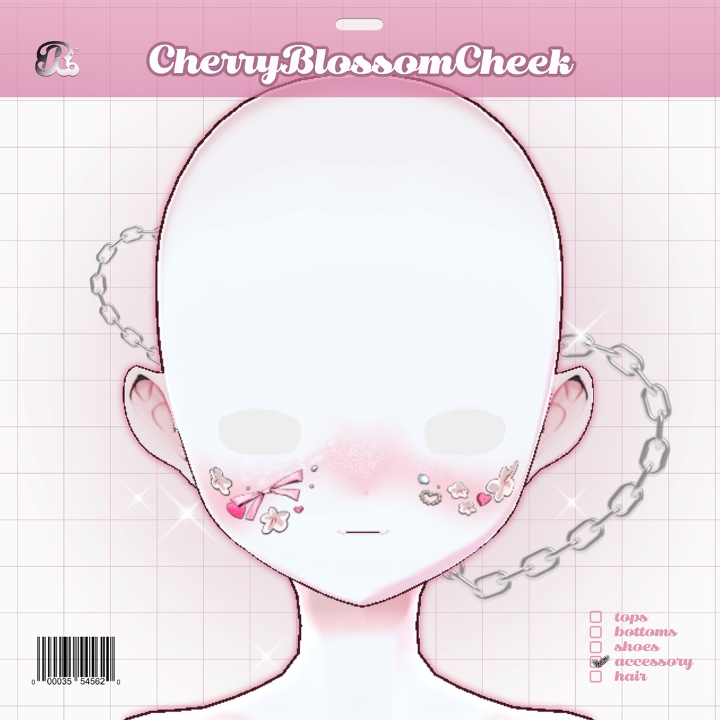 CherryBlossomCheek 𝜗𝜚 桜デコラチーク