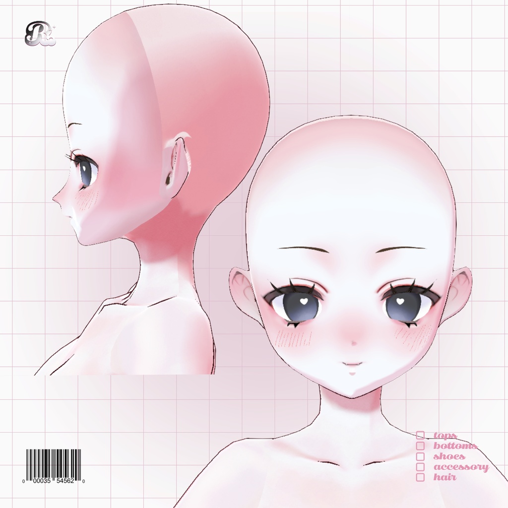 MeltyJiraikei FaceSets 𝜗𝜚 めろめろ地雷系フェイス