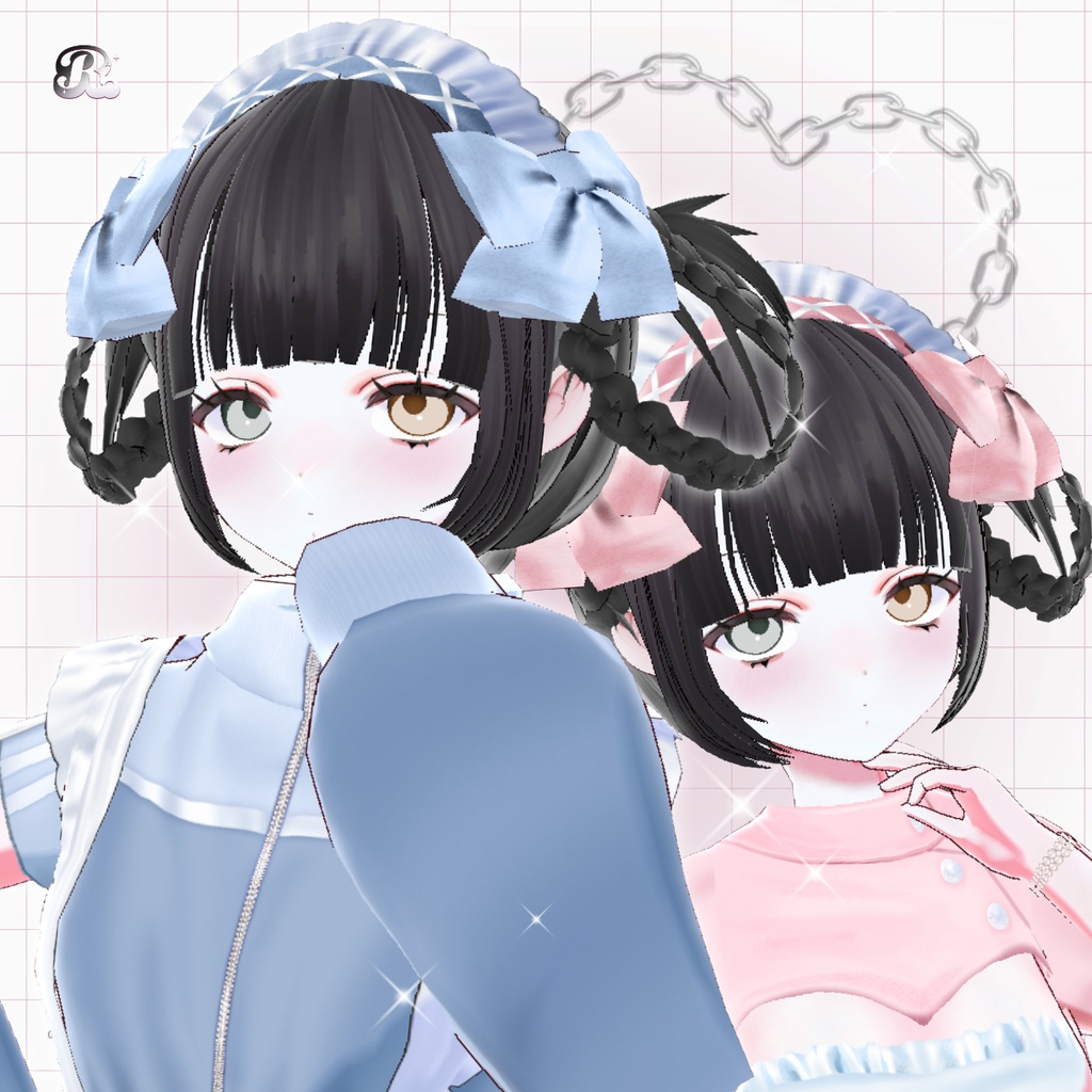 BrimRibbonBun𝜗𝜚 でかリボンブリムヘア