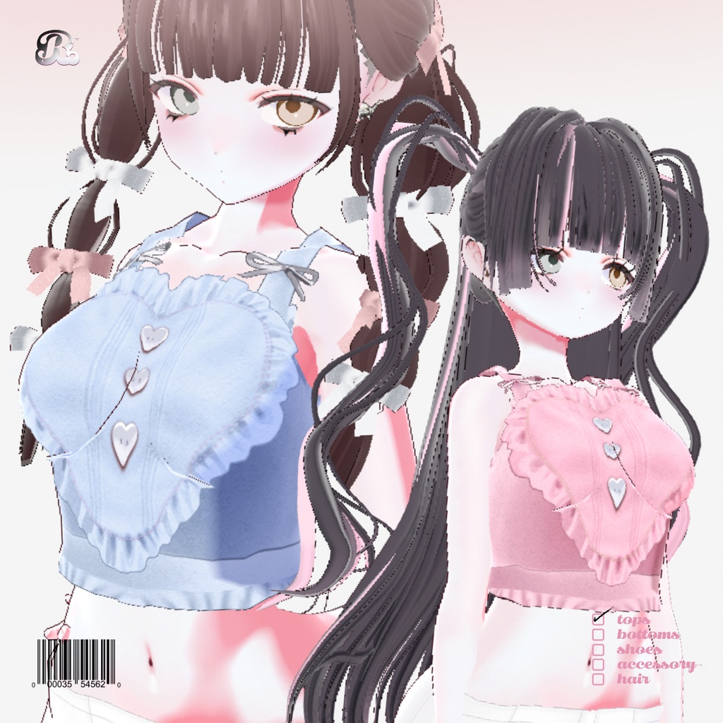 HeartTankTops𝜗𝜚ハートなトップス