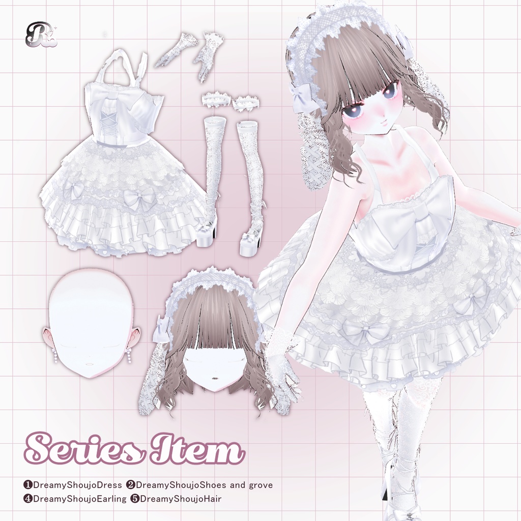 DreamyShoujoDressSets 𝜗𝜚 夢見少女のドレスセット