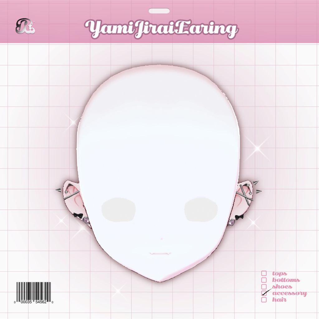YamiJiraiEaring 𝜗𝜚 めんへら地雷ピアス