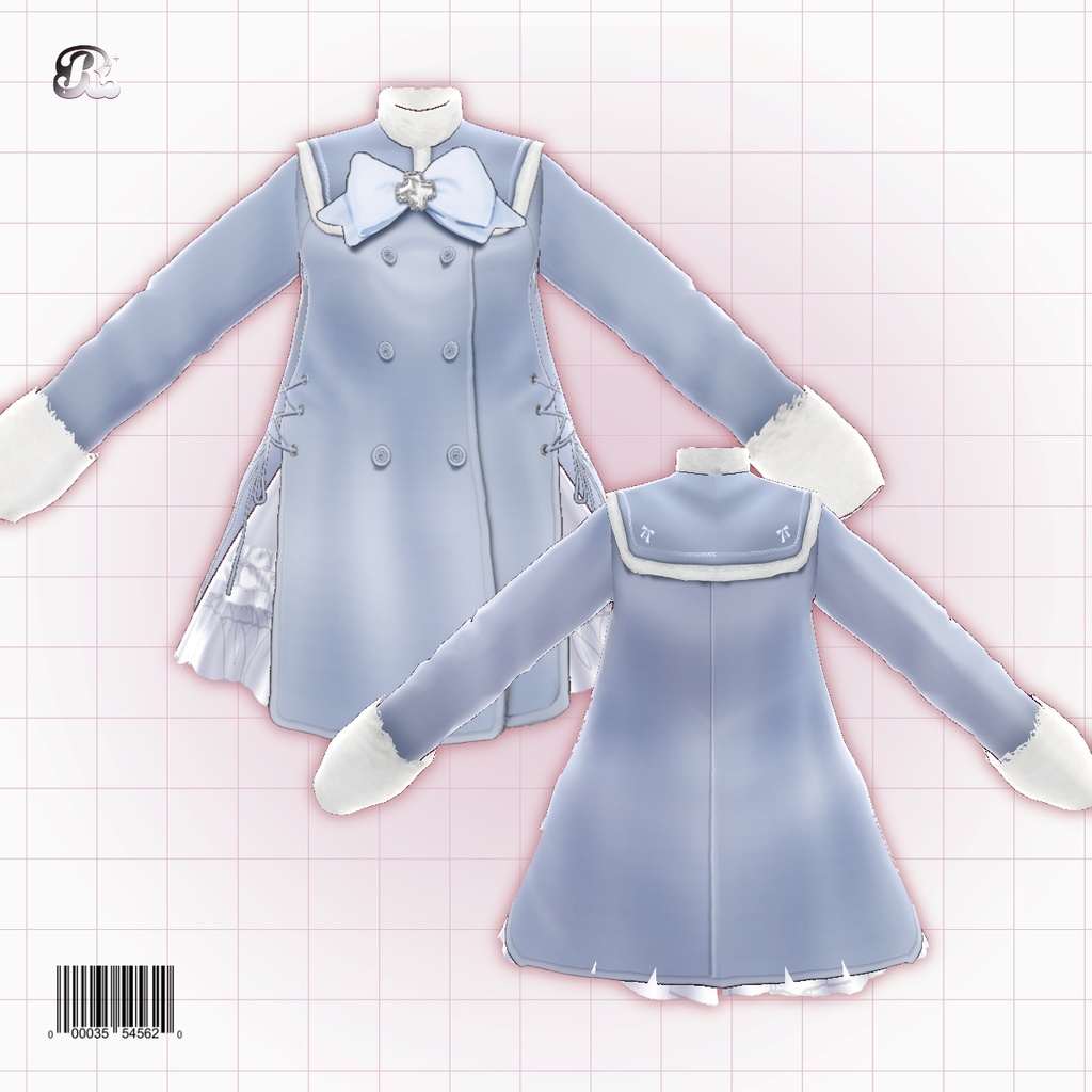 Lily SaxeBlue Coat 𝜗𝜚 小雪のチャイナコート