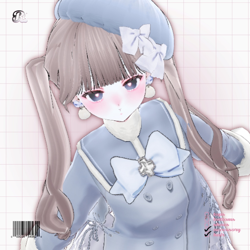 Lily SaxeBlue Earling 𝜗𝜚 小雪なボアベレー