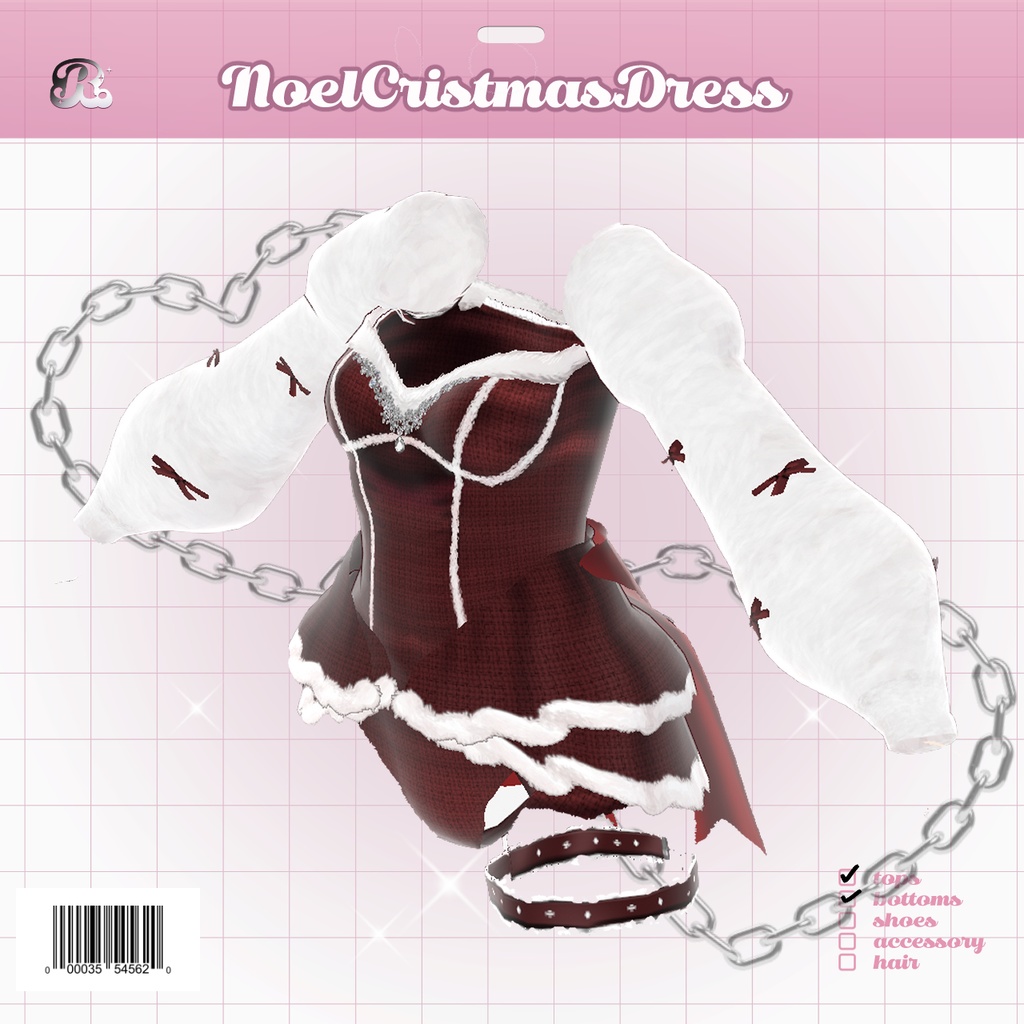 NoelCristmasDress 𝜗𝜚 君のサンタガール