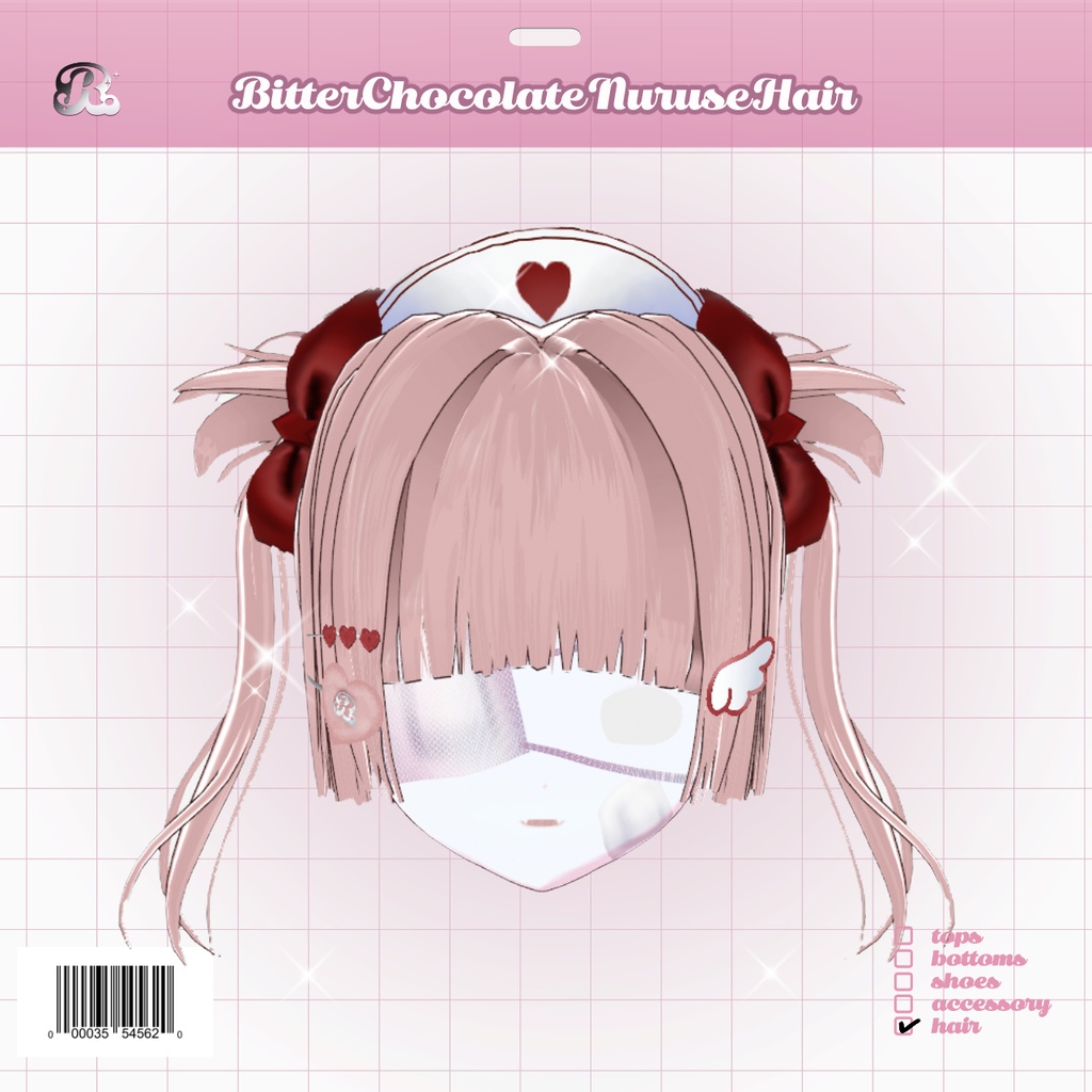 BitterChocolateNuruse 𝜗𝜚 ビターショコラナースヘア