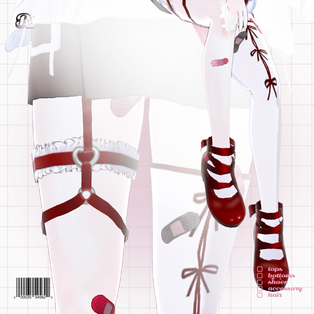 BitterChocolateNuruse 𝜗𝜚 ビターショコラナースシューズ