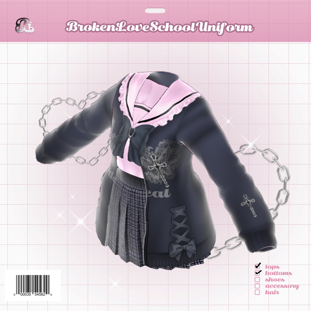 BrokenLoveSchoolUniform ๐๐ ใใใใผใซใผใปใผใฉใผ