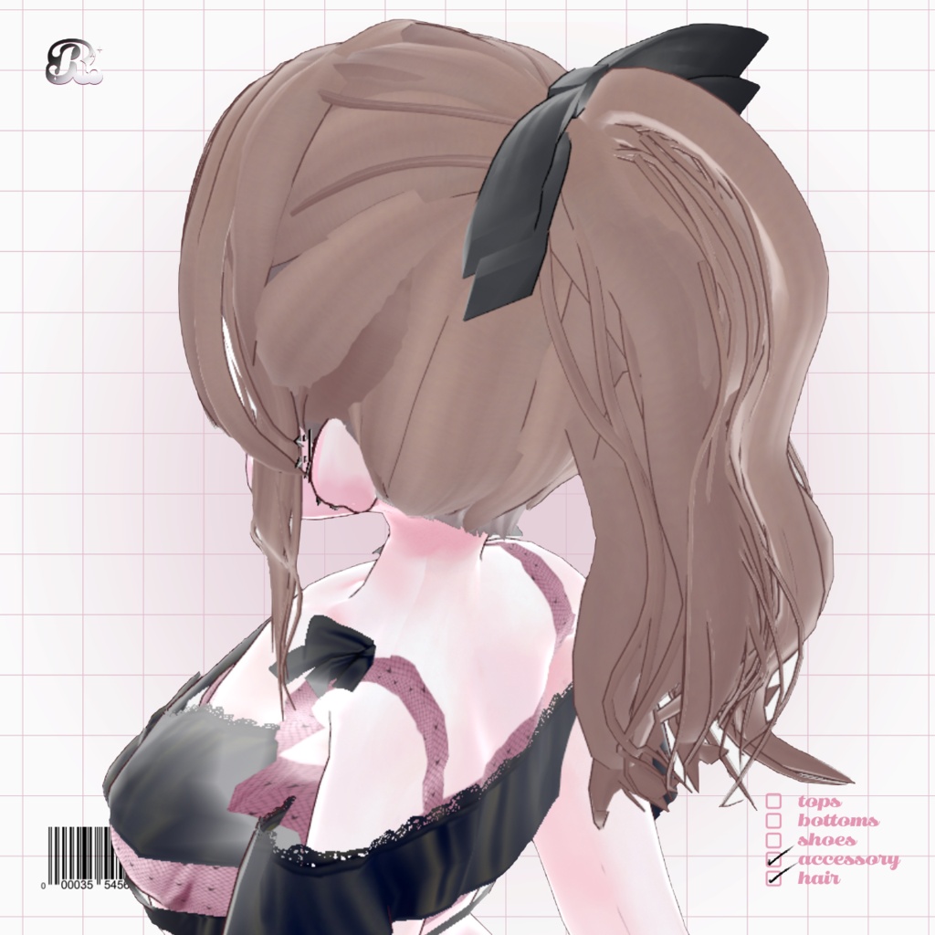 LaceDollPonytail𝜗𝜚 ドールなポニーテール