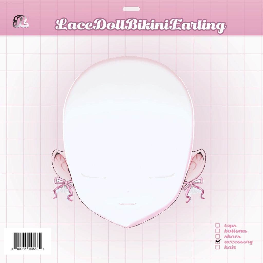 LaceDollEarling𝜗𝜚 マーメイドレースピアス