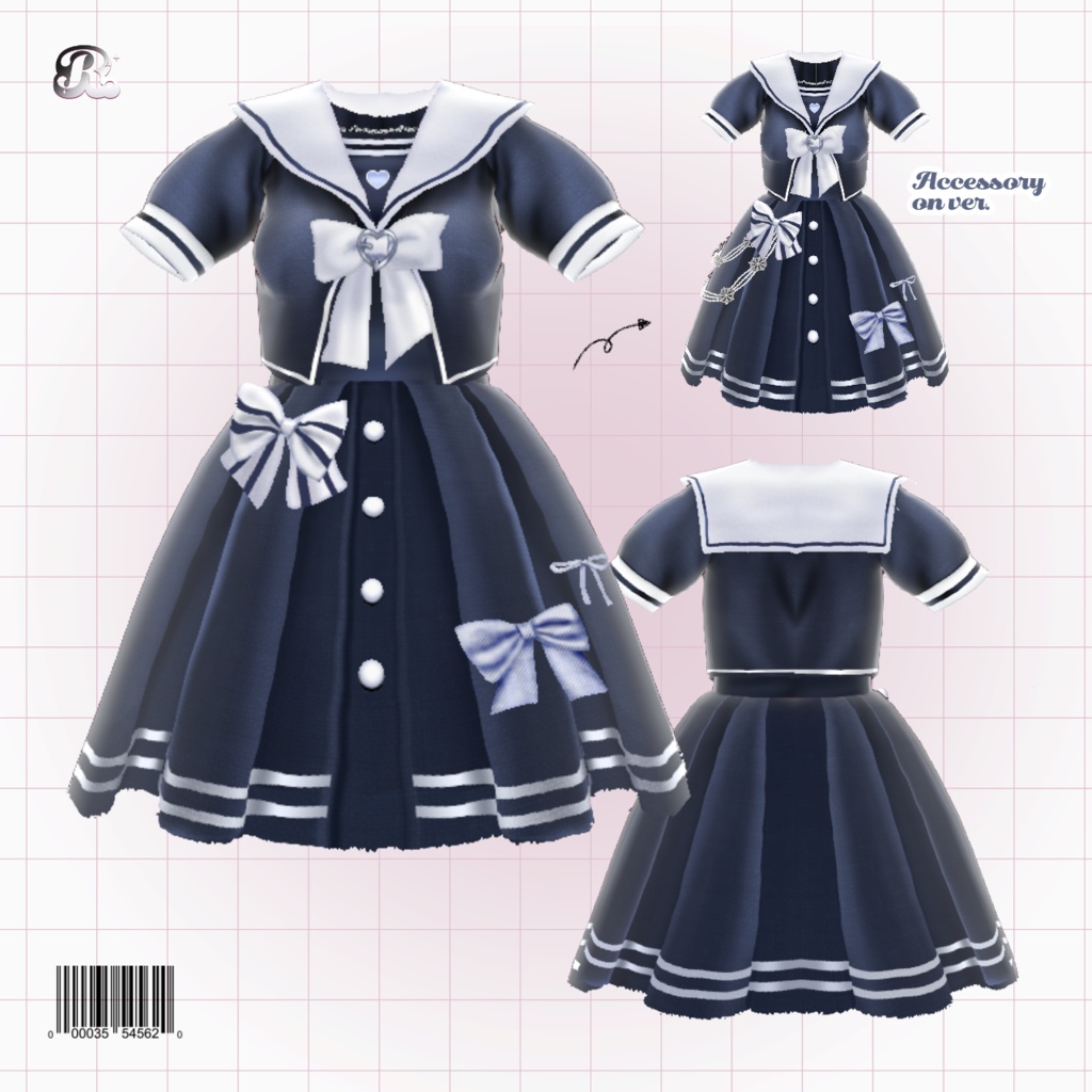 WishMarineOnepiece 𝜗𝜚 ウィッシュマリンワンピ