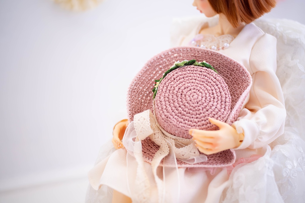 麦わら帽子(ピンク/ストロベリー)