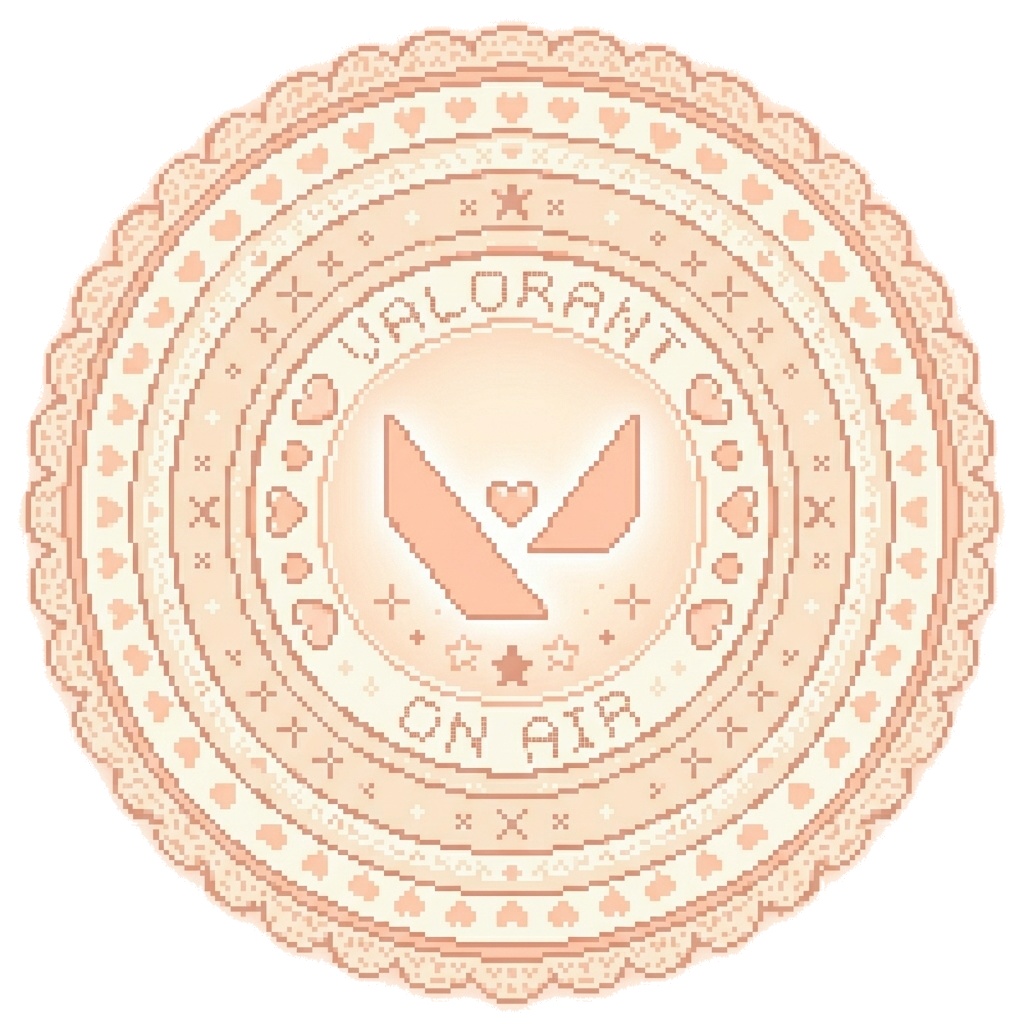 【無料配布】Valorantスナイプ対策!ゆめかわドット絵マップカバー(6色セット)