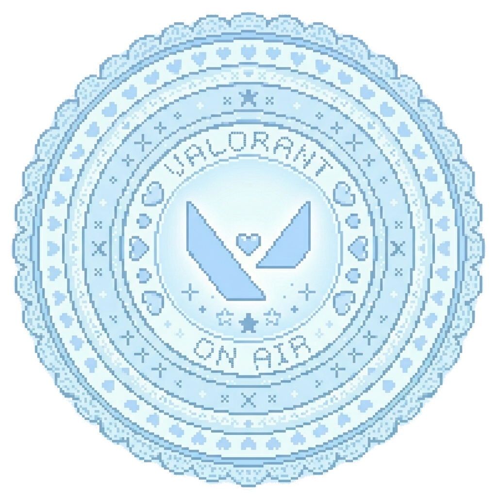 【無料配布】Valorantスナイプ対策!ゆめかわドット絵マップカバー(6色セット)