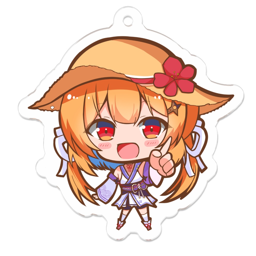 新デザインにっこりキーホルダー