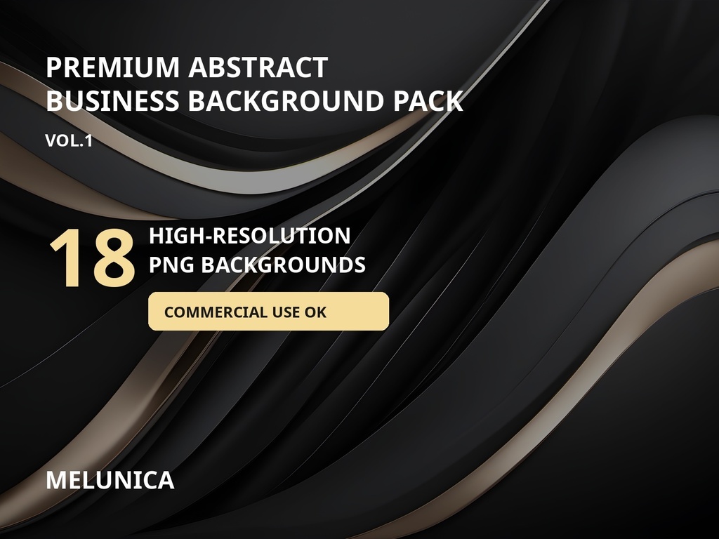 Premium Abstract Business Background Pack Vol.1｜商用利用OK・高解像度背景素材18枚