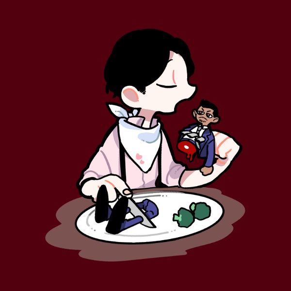 喧独ステッカー