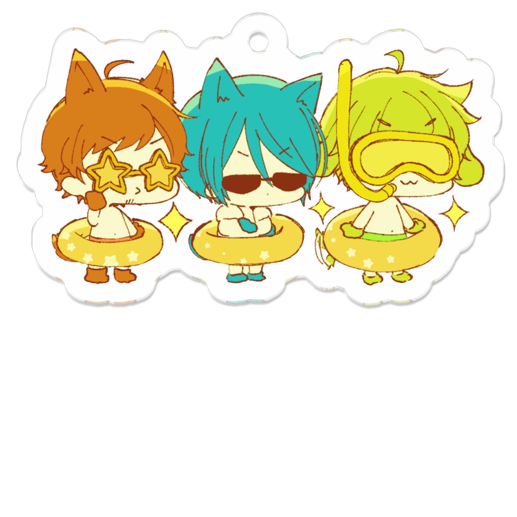 ドラスタアクキー(夏のいぬ)