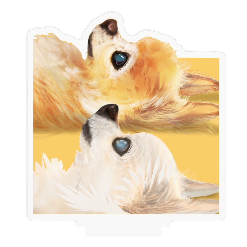 7センチぼんちゃんむぎちゃんごろ寝アクリルフィギュア