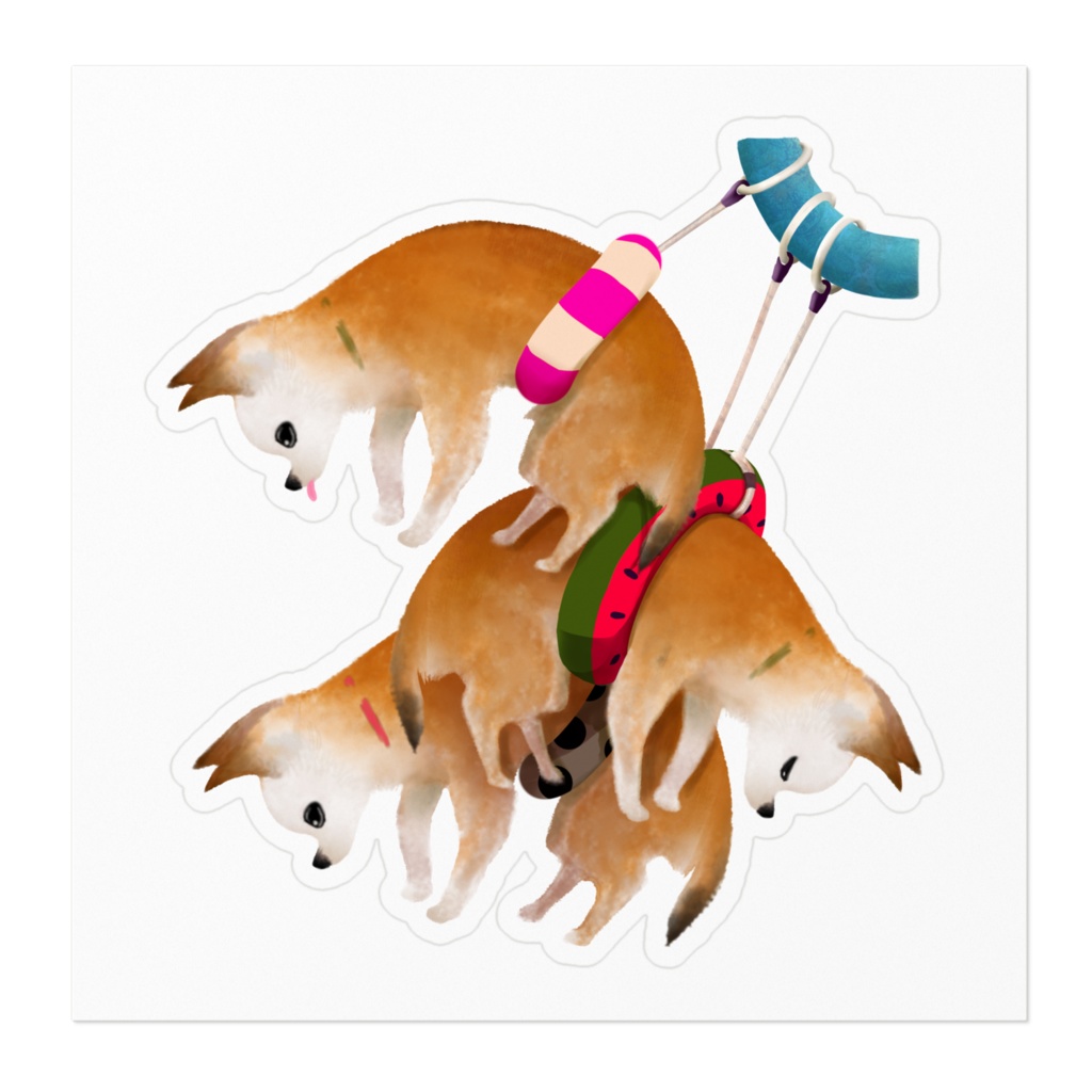 ロンジン浮き輪ステッカー