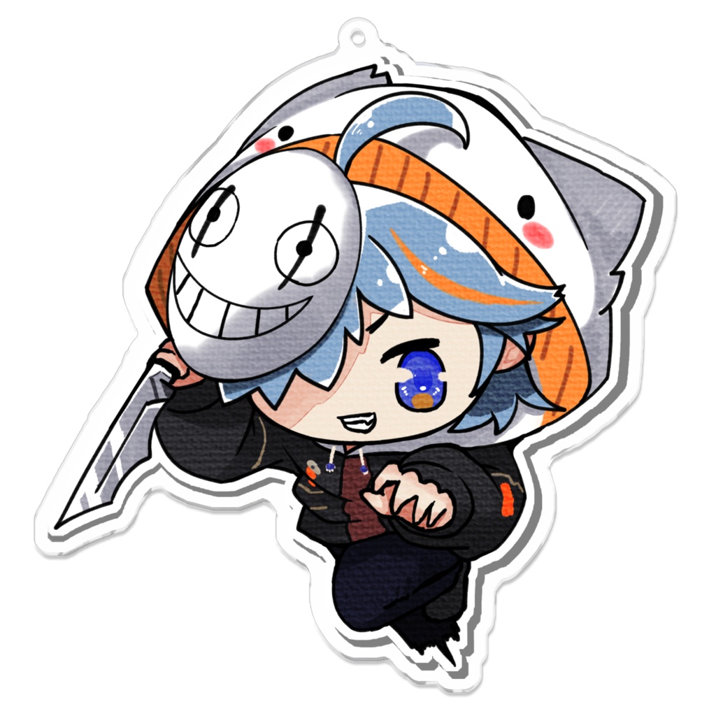 しぇぱ「切り裂き1秒前！白」アクキー