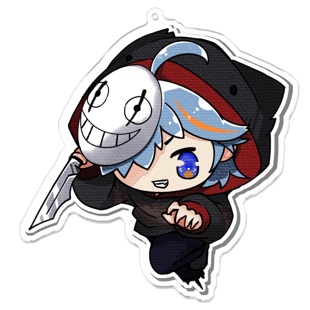 しぇぱ「切り裂き1秒前！黒」アクキー