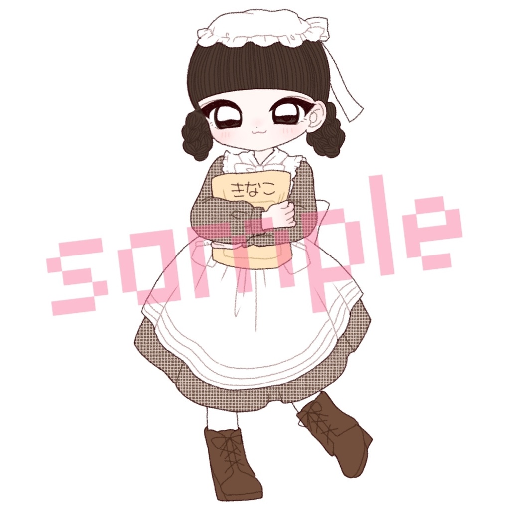 もも花(きなこ)ステッカー