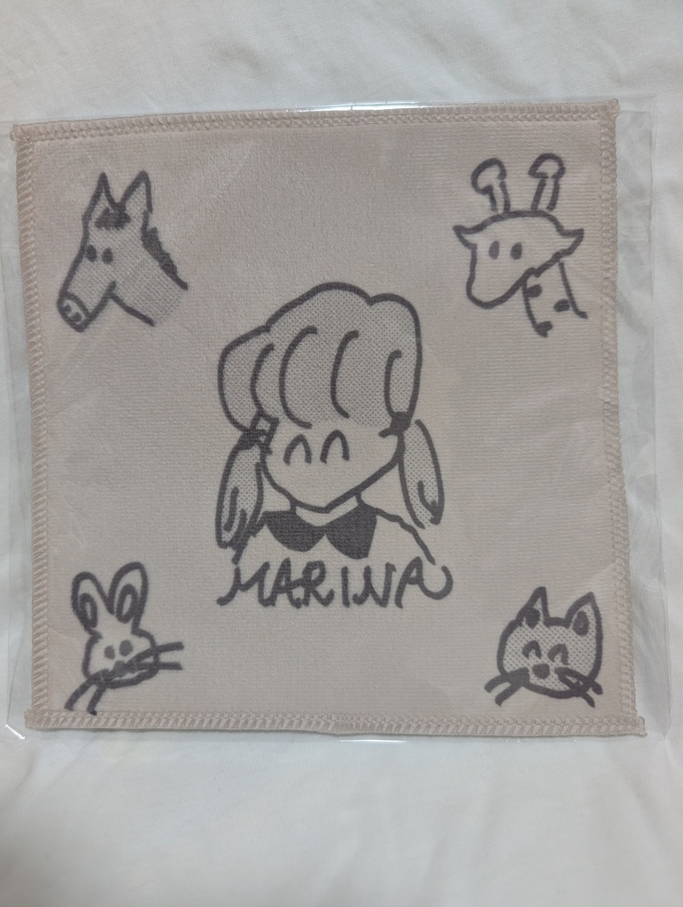 大野まりな 描き下ろしタオルハンカチ