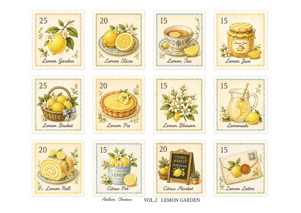 LEMON GARDEN Stamp Collection Vol.2