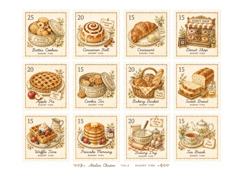 BAKERY TIME Stamp Collection Vol.8