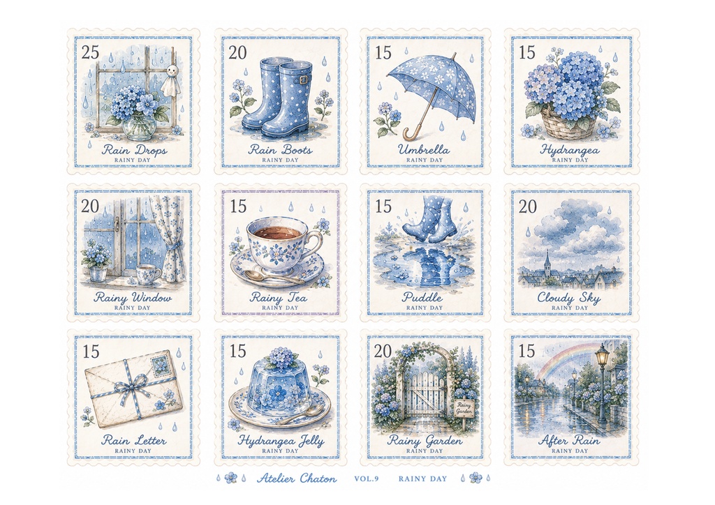 RAINY DAY Stamp Collection Vol.9