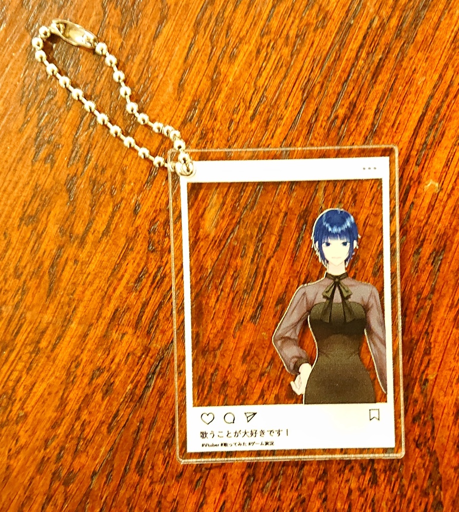 インスタ風アクリルカードキーホルダー Mirror Shop Booth