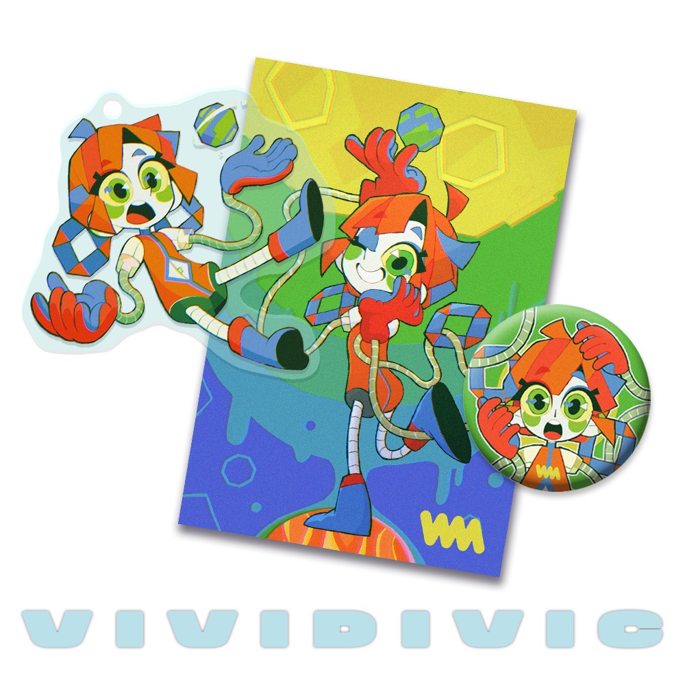 Tsubusare BOZZ　【VIVIDIVIC e.p.】4曲入りDLカード＋アクキー＋おまけ