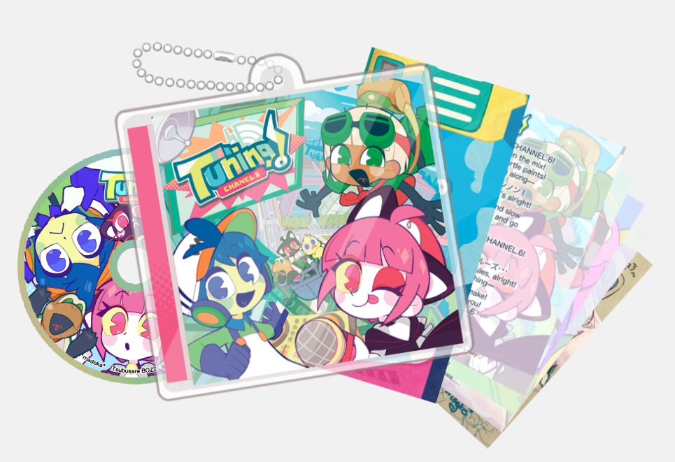 楽曲付きミニCDキーホルダー