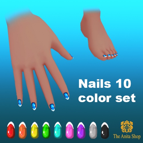 10 color Nail Set | VROID