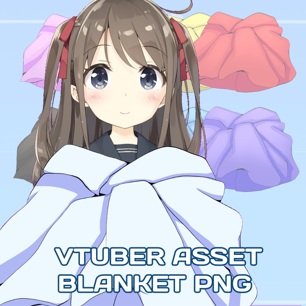 Vtuber Blanket Asset | 9 Colors Pack - The Anita Shop - BOOTH