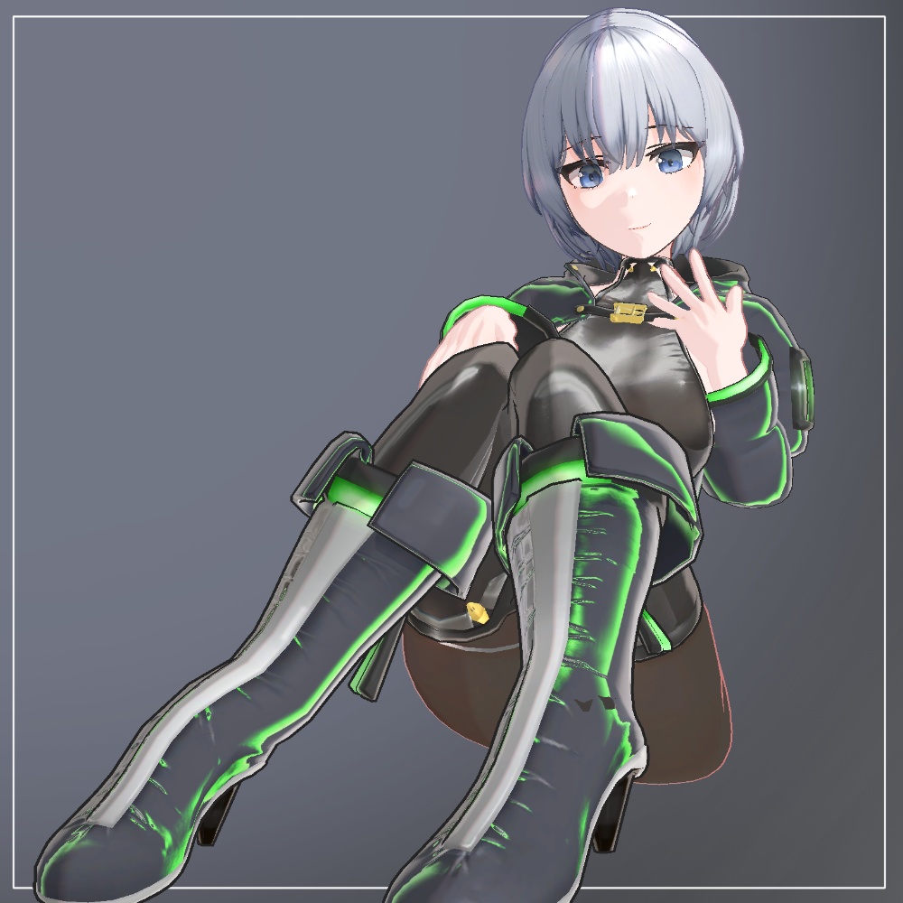 【VRChat】3Dモデル「エマノン」-EMANON-