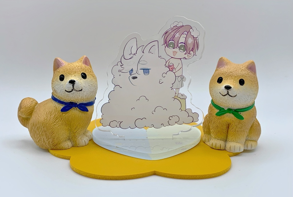 【※訳アリ】『構わずにはいられない彼。/かま彼。』あわあわシロくん(アクリルフィギュア)