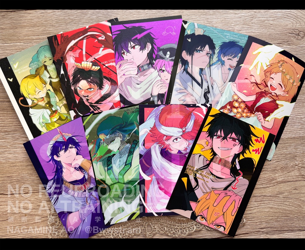 【マギ:オールキャライラスト本】新刊セット