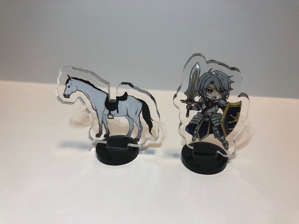 アクリルミニチュア(騎士セット)