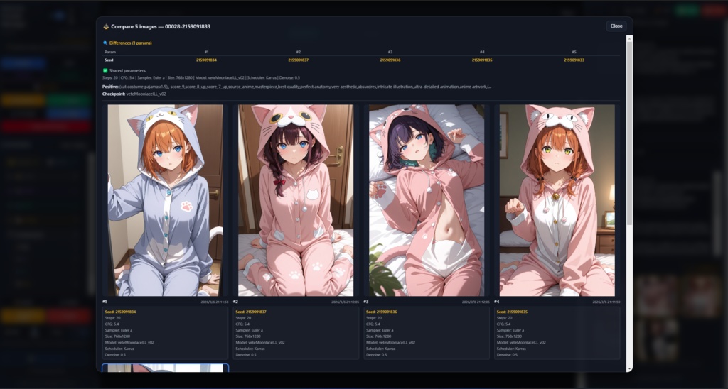 Samurai Prompt Manager Ver.11.77 (無料トライアル版)Stable Diffusion用